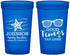 Custom Family Vacation 22 oz Translucent Cups - Good Times Tan Lines | 180003