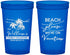 Custom Family Vacation 22 oz Translucent Cups - Beach Please | 180004