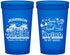 Custom Family Vacation 22 oz Translucent Cups - Sun And Sand Beach | 180007