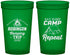 Custom Family Vacation 22 oz Translucent Cups - Eat Sleep Camp Repeat | 180014