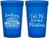 Custom Family Vacation 22 oz Translucent Cups - Ski Trip Peaks | 180023
