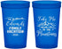 Custom Family Vacation 22 oz Translucent Cups - Mountains | 180024