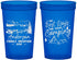 Custom Family Vacation 22 oz Translucent Cups - Camping Trip | 180025