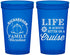 Custom Family Vacation 22 oz Translucent Cups - Cruise Ship | 180036