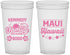 Custom Family Vacation 22 oz Translucent Cups - Hawaii | 180040