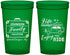 Custom Family Vacation 22 oz Translucent Cups - Road Trip Car | 180051