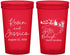 Custom Wedding 22 oz Translucent Cups - North Carolina | 182