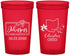 Custom Wedding 22 oz Translucent Cups - Ohio | 184