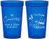 Custom Wedding 22 oz Translucent Cups - Oregon | 186