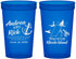 Custom Wedding 22 oz Translucent Cups - Rhode Island | 188