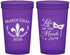 Custom Mardi Gras 22 oz Translucent Cups - Life Of The Mardi | 190004