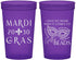Custom Mardi Gras 22 oz Translucent Cups - Nola New Orleans | 190006
