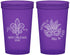 Custom Mardi Gras 22 oz Translucent Cups - Fleur De Lis | 190010
