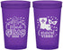 Custom Mardi Gras 22 oz Translucent Cups - Fleur De Lis Carnaval | 190012