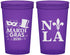 Custom Mardi Gras 22 oz Translucent Cups - Nola Fleur De Lis | 190014
