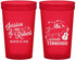Custom Wedding 22 oz Translucent Cups - Tennessee | 191
