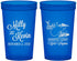 Custom Wedding 22 oz Translucent Cups - West Virginia | 197