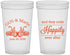 Custom Wedding 22 oz Translucent Cups - Happily Ever After Motorcycle | 200