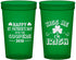 Custom St Patricks Day 22 oz Translucent Cups - Kiss Me I Am Irish | 200004