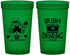 Custom St Patricks Day 22 oz Translucent Cups - Irish Drinking Team | 200006
