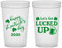Custom St Patricks Day 22 oz Translucent Cups - Lucked Up | 200007