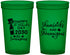 Custom St Patricks Day 22 oz Translucent Cups - Shamrocks Shenanigans | 200010