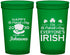 Custom St Patricks Day 22 oz Translucent Cups - Irish Leprechaun | 200013