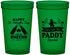 Custom St Patricks Day 22 oz Translucent Cups - Lets Get The Paddy Started | 200014