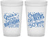Custom Birthday 22 oz Translucent Cups - Cheers Beers To 50 Years | 20003