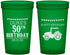 Custom Birthday 22 oz Translucent Cups - 50th Tractor | 20005