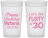 Custom Birthday 22 oz Translucent Cups - Flirty At 30 | 20015