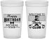 Custom Birthday 22 oz Translucent Cups - 30th | 20018
