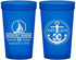 Custom Birthday 22 oz Translucent Cups - 55th Nautical | 20025