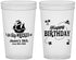 Custom Birthday 22 oz Translucent Cups - 18th Shipwrecked | 20028