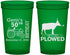 Custom Birthday 22 oz Translucent Cups - 50th Lets Get Plowed | 20037