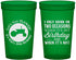 Custom Birthday 22 oz Translucent Cups - 30th Lets Get Plowed | 20039