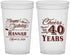 Custom Birthday 22 oz Translucent Cups - 40th | 20042
