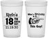 Custom Birthday 22 oz Translucent Cups - 18th | 20046