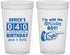 Custom Birthday 22 oz Translucent Cups - 40th | 20047