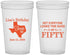 Custom Birthday 22 oz Translucent Cups - 50th | 20051