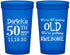 Custom Birthday 22 oz Translucent Cups - 50th | 20052