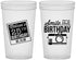 Custom Birthday 22 oz Translucent Cups - 25th | 20053