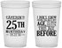 Custom Birthday 22 oz Translucent Cups - 25th | 20054