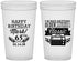 Custom Birthday 22 oz Translucent Cups - 65th Classic Radio | 20056