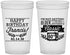 Custom Birthday 22 oz Translucent Cups - 60th Classic Tv | 20057