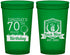 Custom Birthday 22 oz Translucent Cups - 70th Golf | 20061