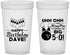 Custom Birthday 22 oz Translucent Cups - 50th Bowing | 20071