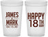 Custom Birthday 22 oz Translucent Cups - 18th | 20074
