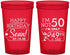 Custom Birthday 22 oz Translucent Cups - 50th | 20080