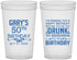 Custom Birthday 22 oz Translucent Cups - 50th | 20095